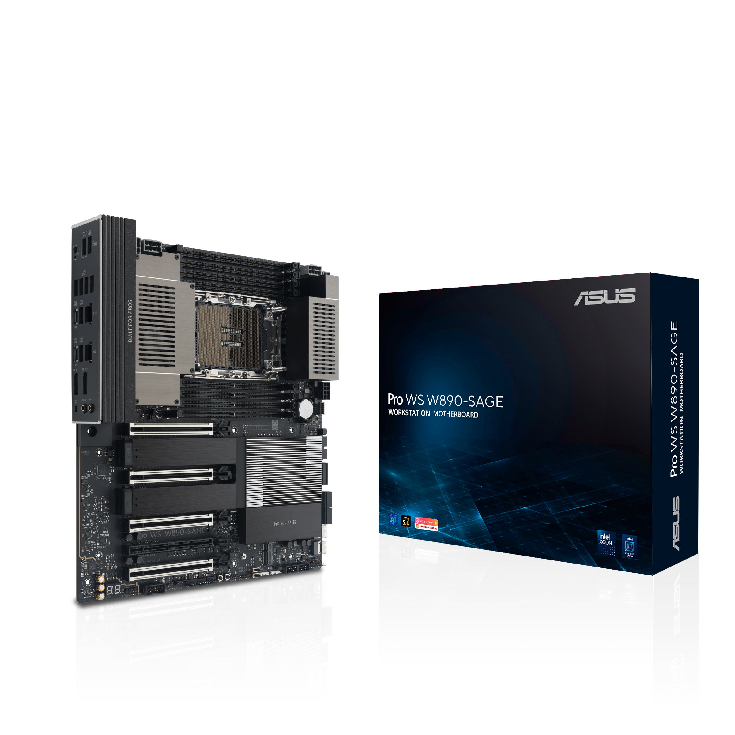 ASUS PRO WS W890E-SAGE (INTEL,4710,DDR5,EBB)