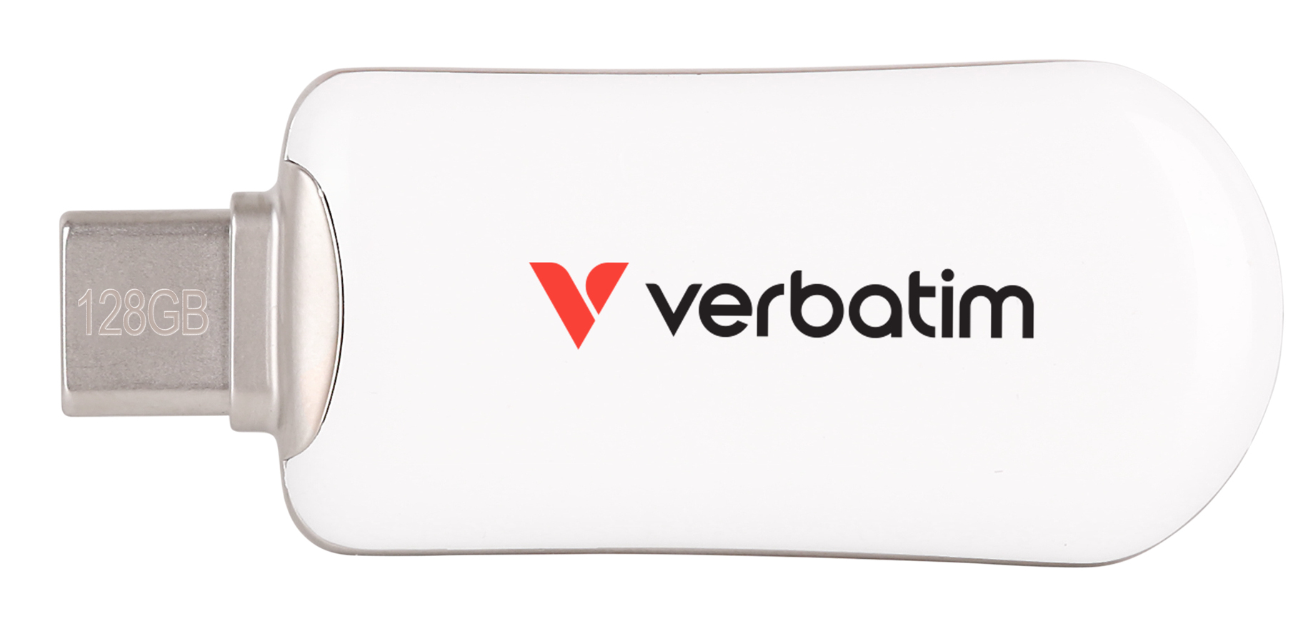 Verbatim Plectra White 128GB USB-C Flash Drive 30229