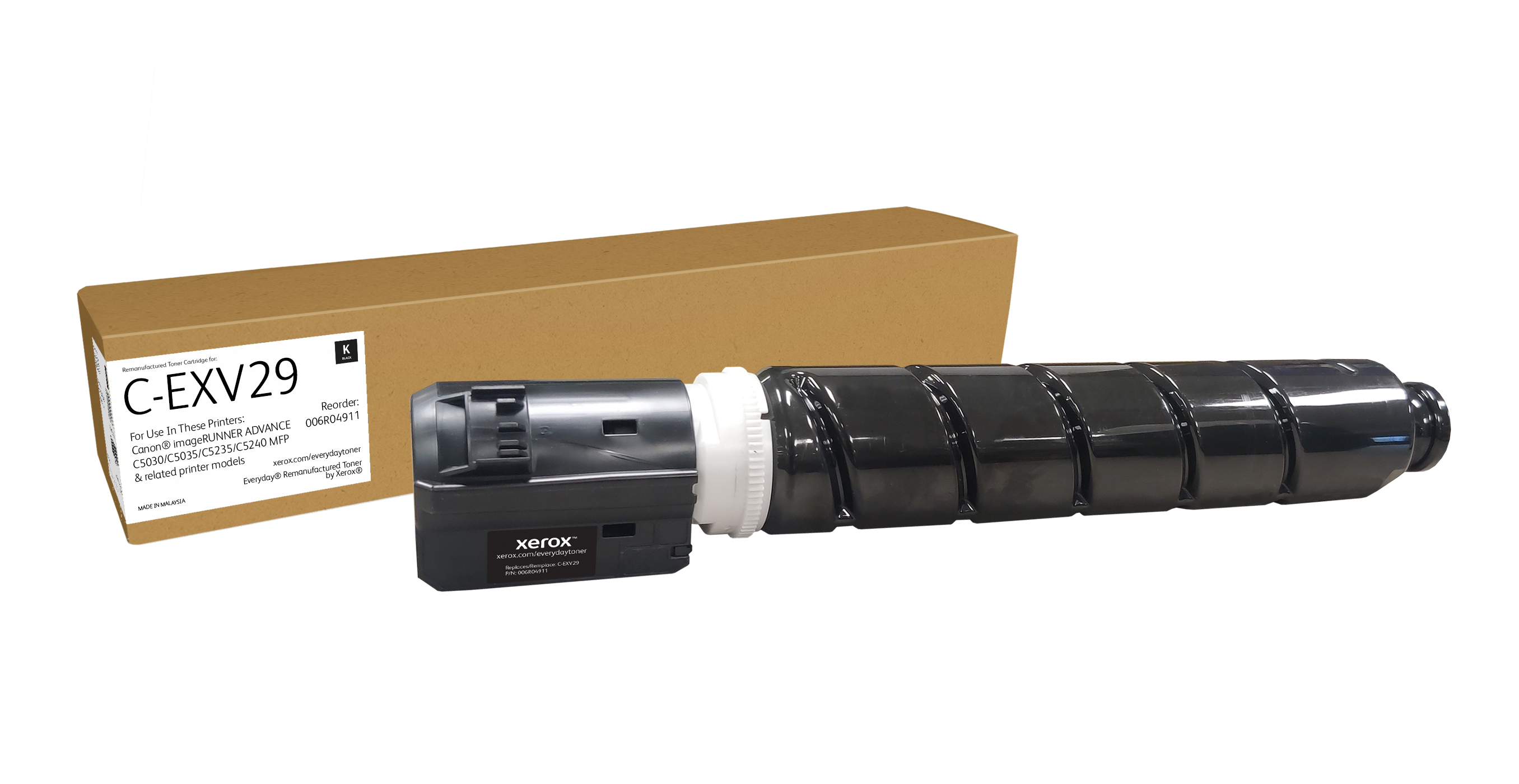 Xerox Everyday Schwarz wiederaufbereiteter Toner kompatibel mit Canon C-EXV29 (2790B002AB) Standardkapazität