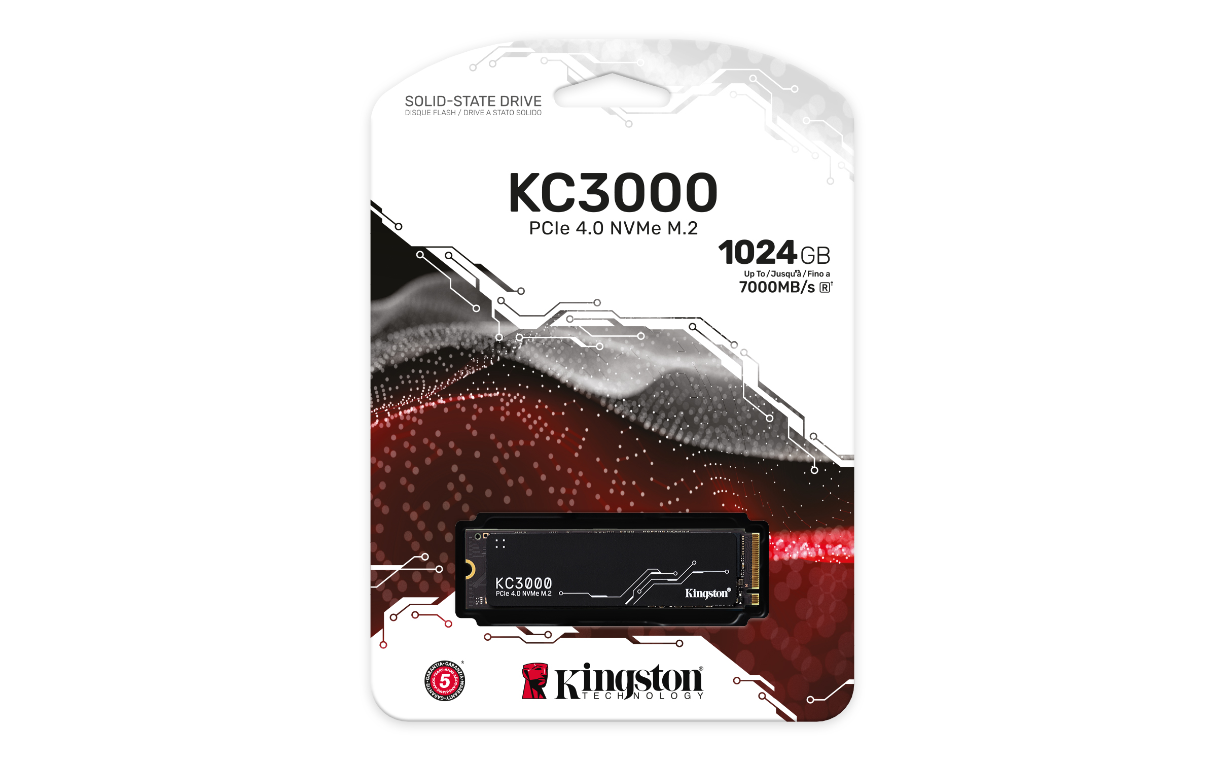 SSD Kingston KC3000 1024GB Kingston SKC3000S/1024G M.2 PCIe 4.0 NVMe