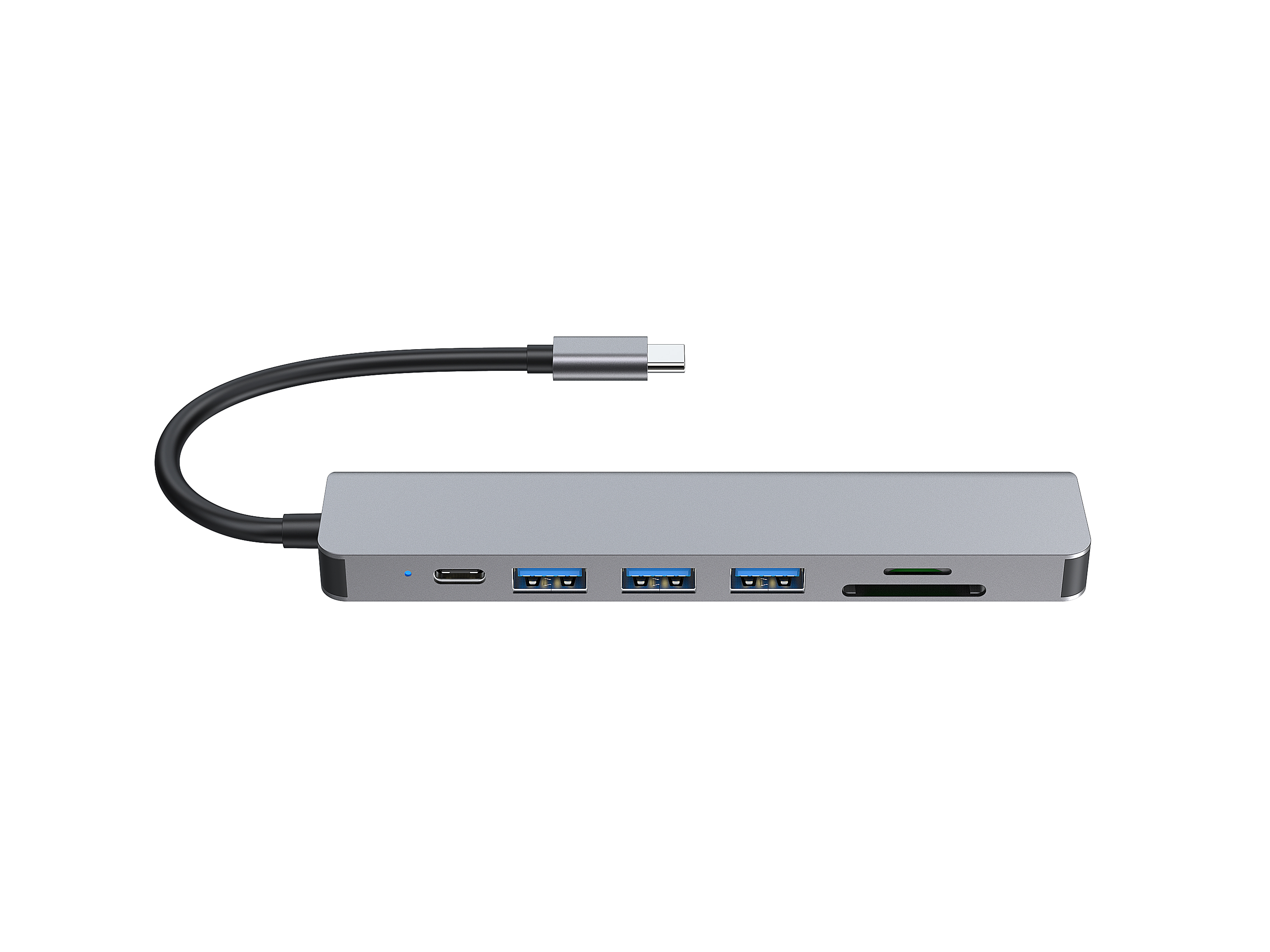 Equip Dock 7-1 USB-C->HDMI,3xUSB-A,SD/TF,100W USB-C 0.25m