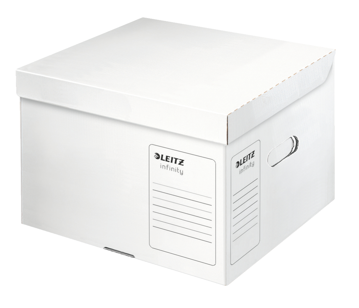 LEITZ Archivcontainer Infinity M weiß 35,0 x 32,0 x 26,5 cm, 10 St.