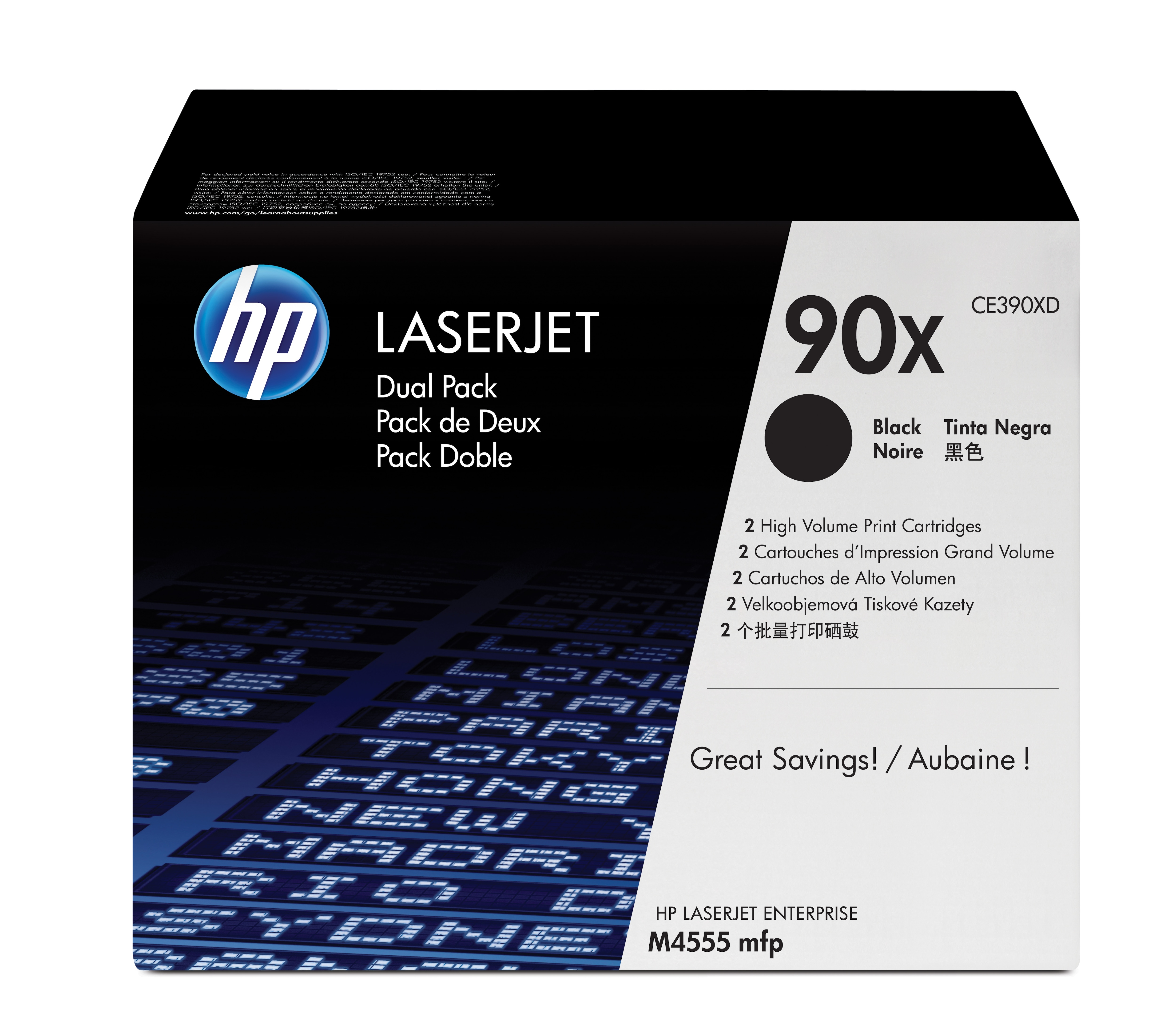 HP 90X (CE390XD) schwarz Tonerkartuschen, 2er-Set