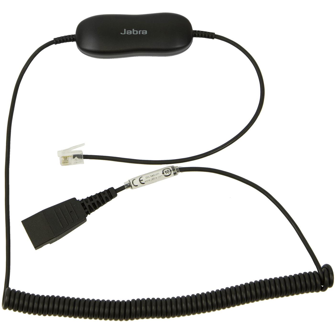 CABLE QD TO RJ9 SPIRAL .