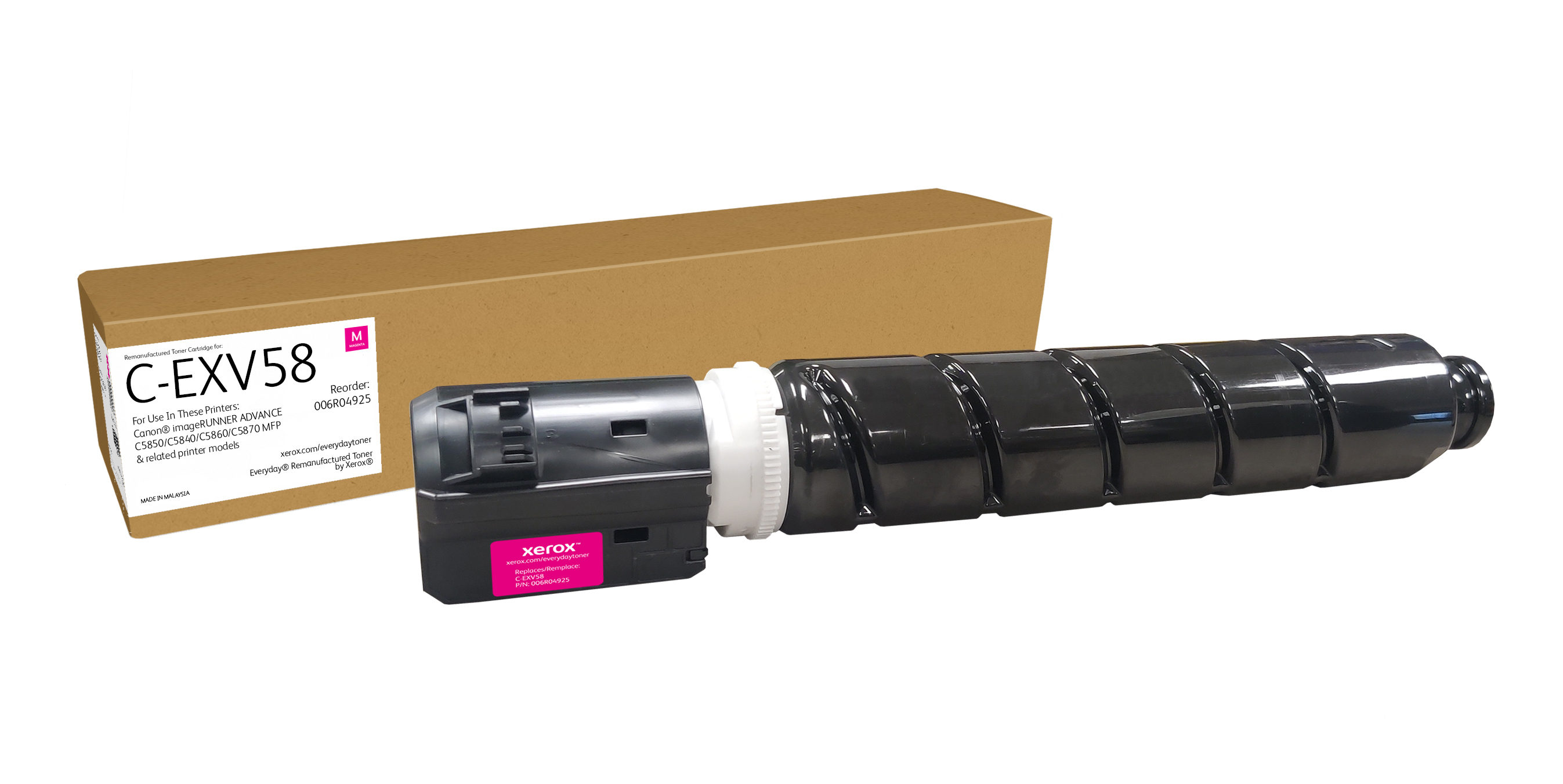 Xerox Everyday Toner Magenta wiederaufbereiteter kompatibel mit Canon C-EXV58 60000 Seiten