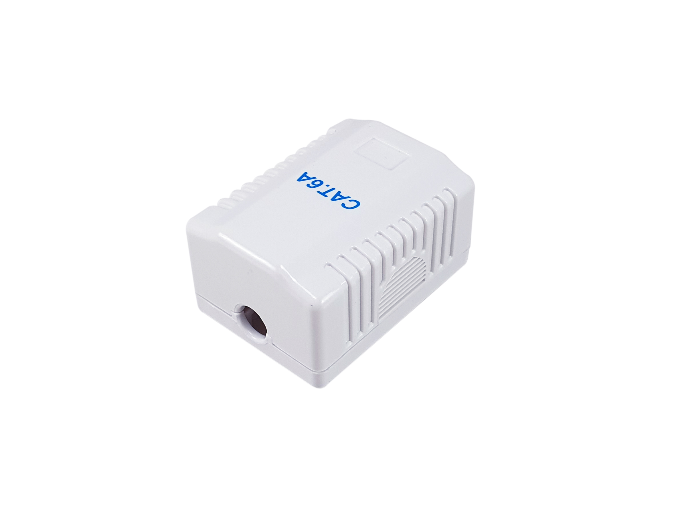 Equip Aufputzdose Cat6A 1-Port RJ45 UTP RAL 9010 ws Polybeutel