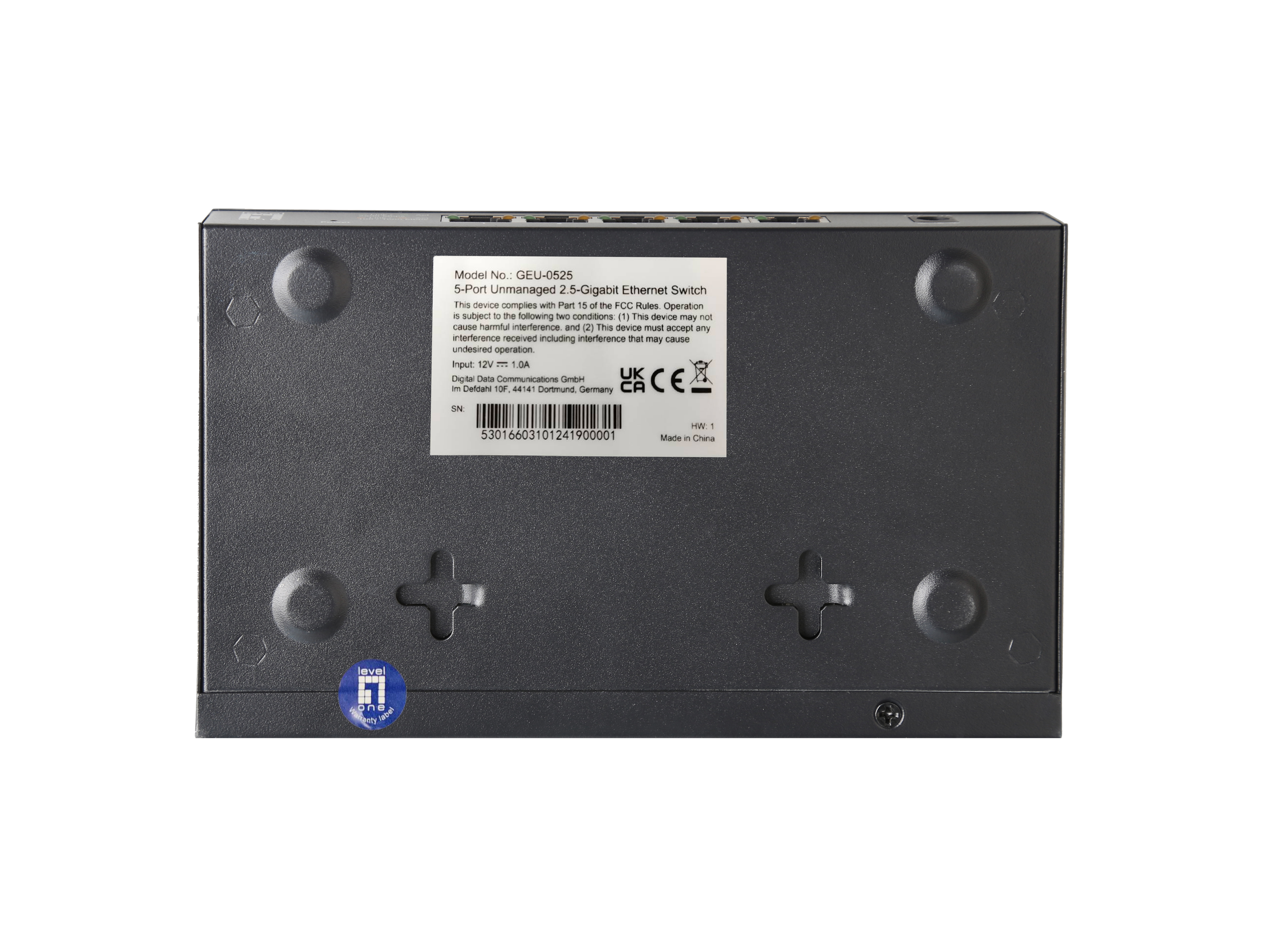 LevelOne Switch 5xGE unmanaged Metall