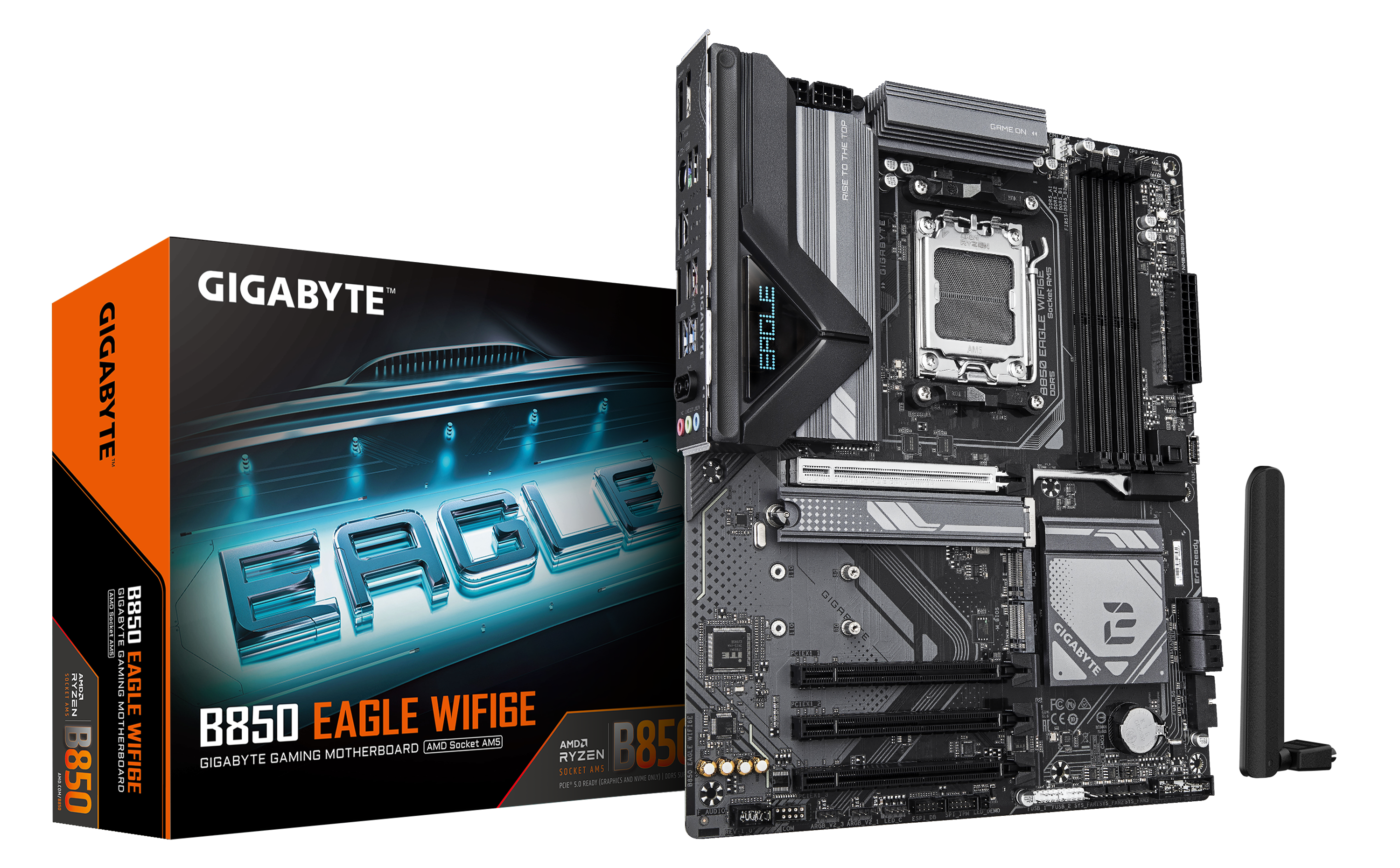 GIGABYTE B850 EAGLE WIFI6E AM5 4xDDR5 ATX HDMI DP WIFI USB MB