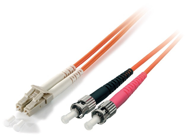Equip Patchkabel LC->ST 1.00m Singlemode Duplex OS2 gelb Polybeutel