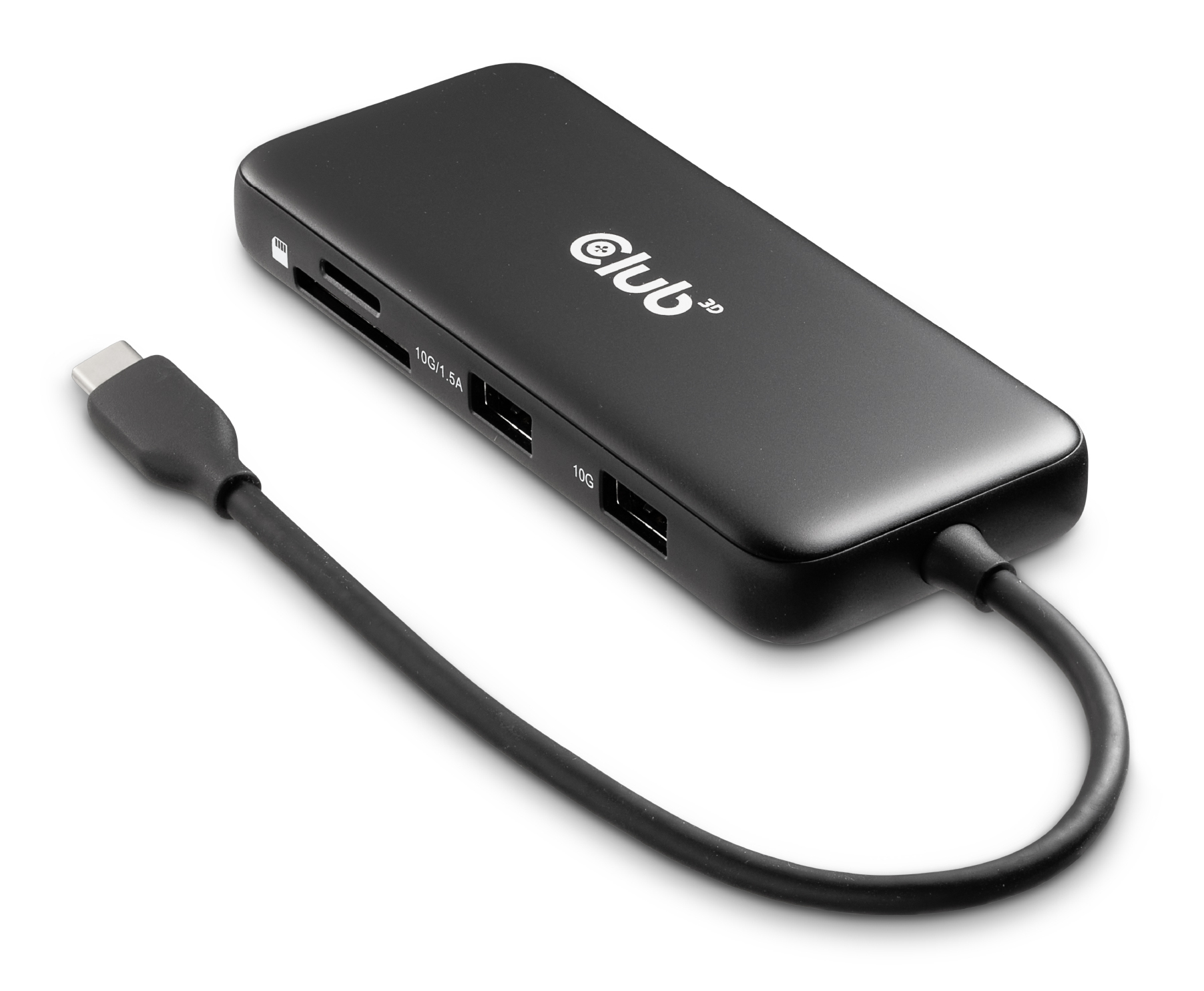 Club3D USB-C 8in1-HUB >DP1.4/HDMI2.0/USB-C/LAN 8K30Hz PD100W retail
