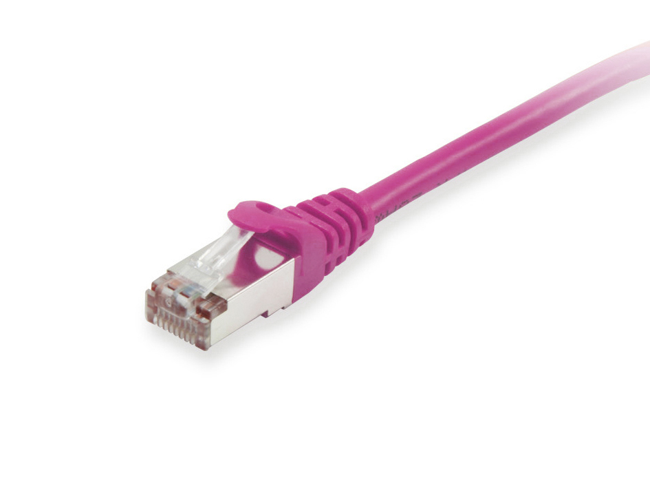 Equip Patchkabel Cat6 S/FTP 2xRJ45 0.50m lila LSZH Polybeutel