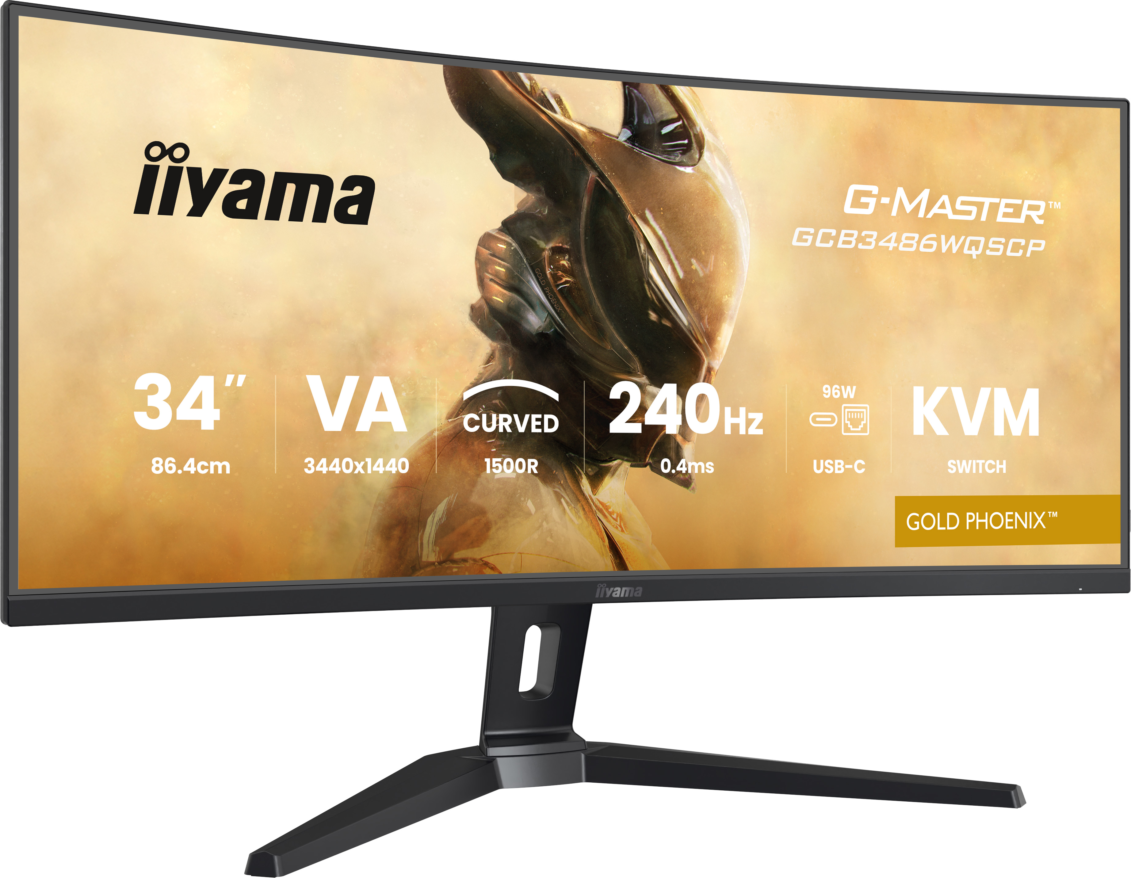 IIYAMA 86.4cm (34) GCB3486WQSCP-B1 21:9 2xHDMi+2xDP+USB-C