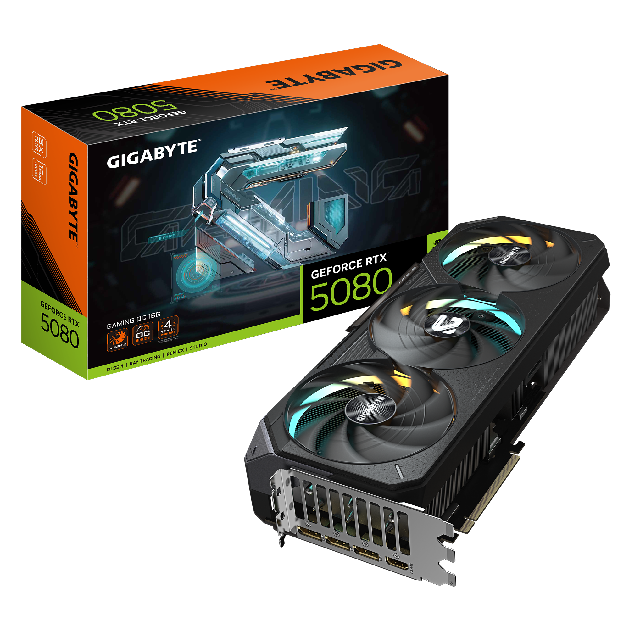 Gigabyte RTX5080 Gaming OC 16GB GDDR7 HDMI 3xDP
