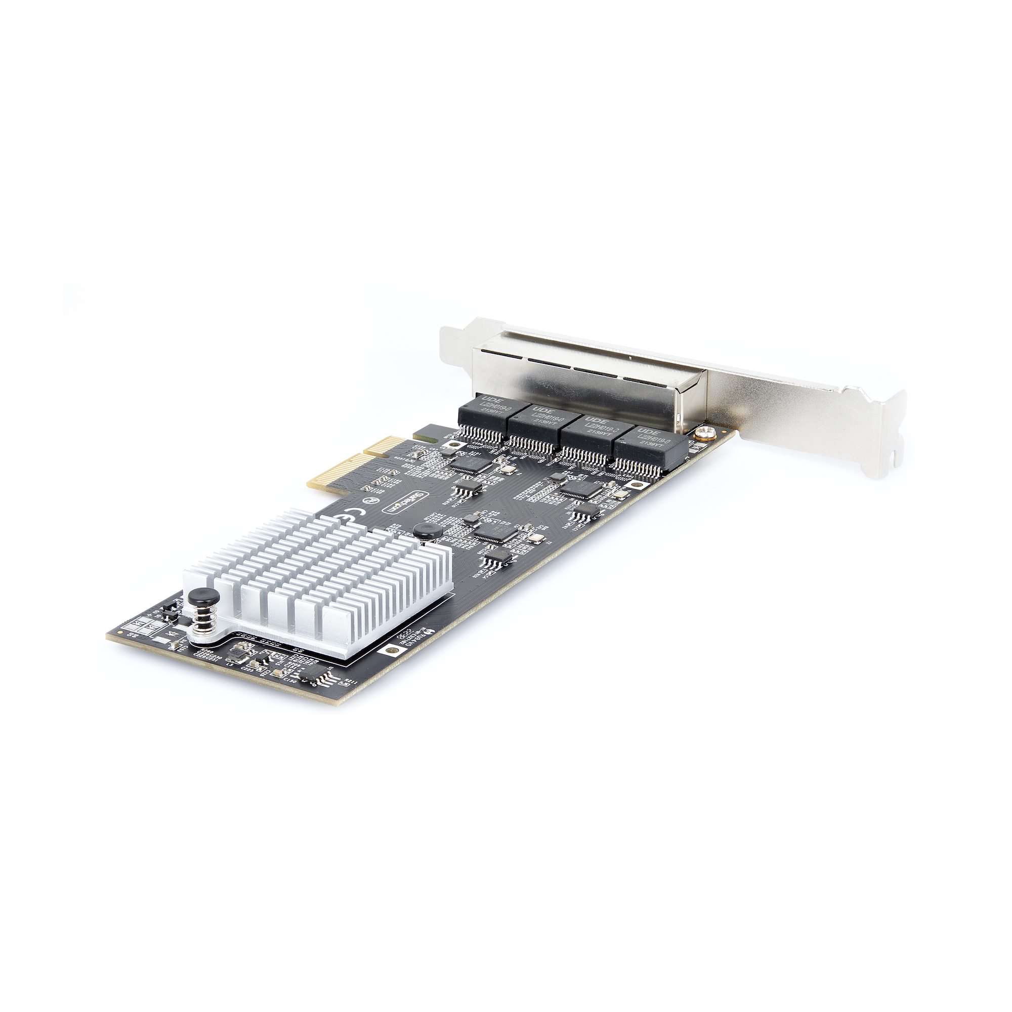 STARTECH.COM 4-Port 2.5 Gbit PCIe Netzwerkkarte Intel I225-V Dual-Port Computer LAN Karte Multi-Gigabit NIC 2.5G PCI Express Server