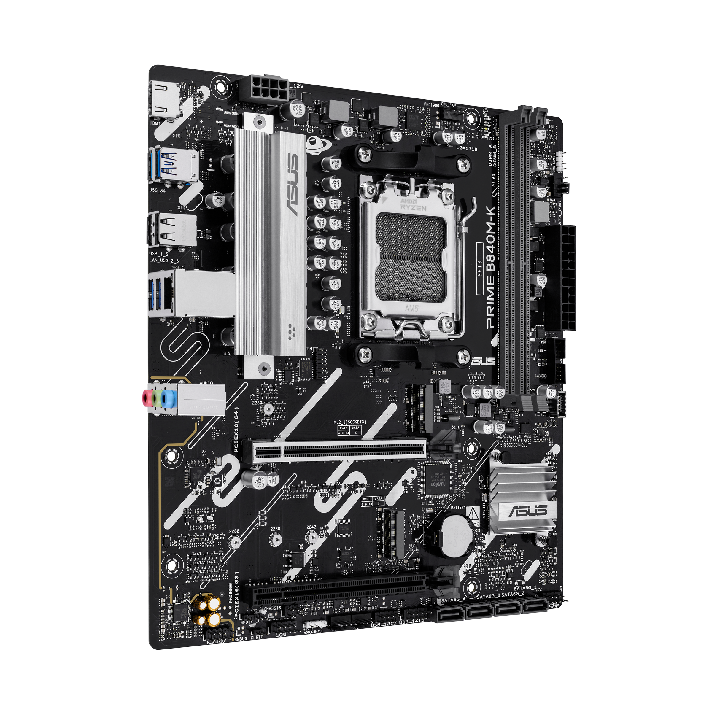 ASUS AMD PRIME B840M-K micro-ATX motherboard DDR5 2xM.2