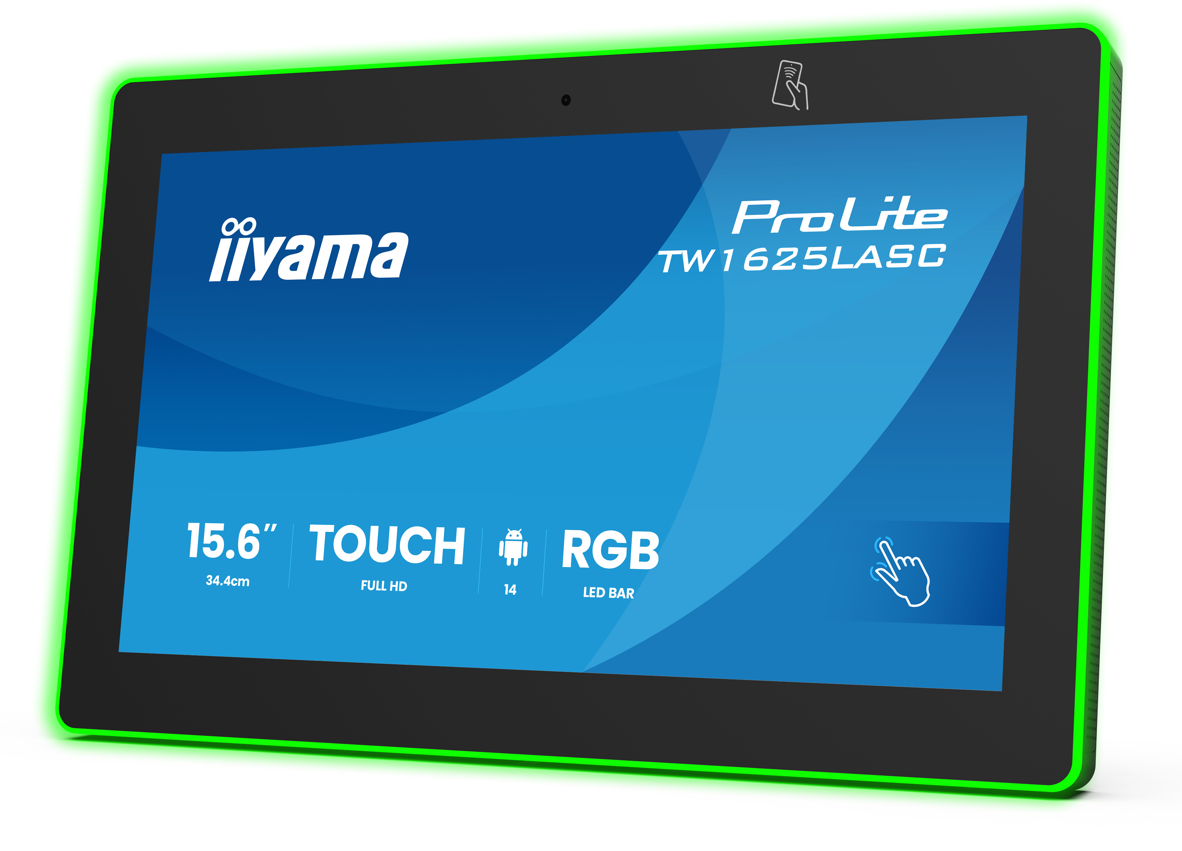 IIYAMA 34.4cm (15,6) TW1625LASC-B3PNR 16:9 M-Touch IPS