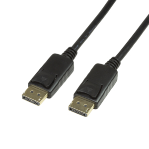 Logilink DisplayPort-Kabel, DP/M zu DP/M, 4K/60 Hz, schw. 5m