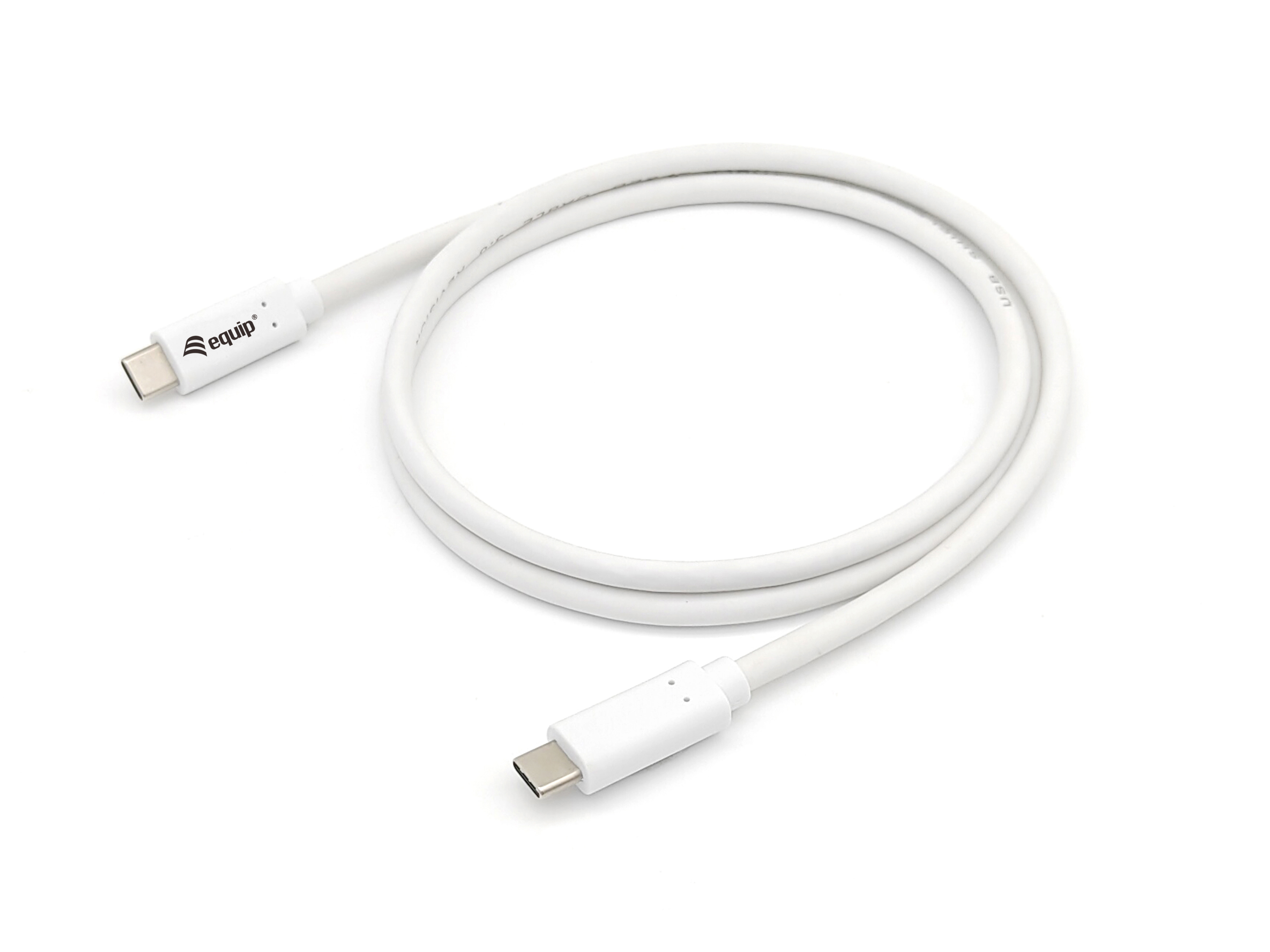 Equip Kabel USB-C3.2->C Gen1 PD60W St/St 0.50m weiß