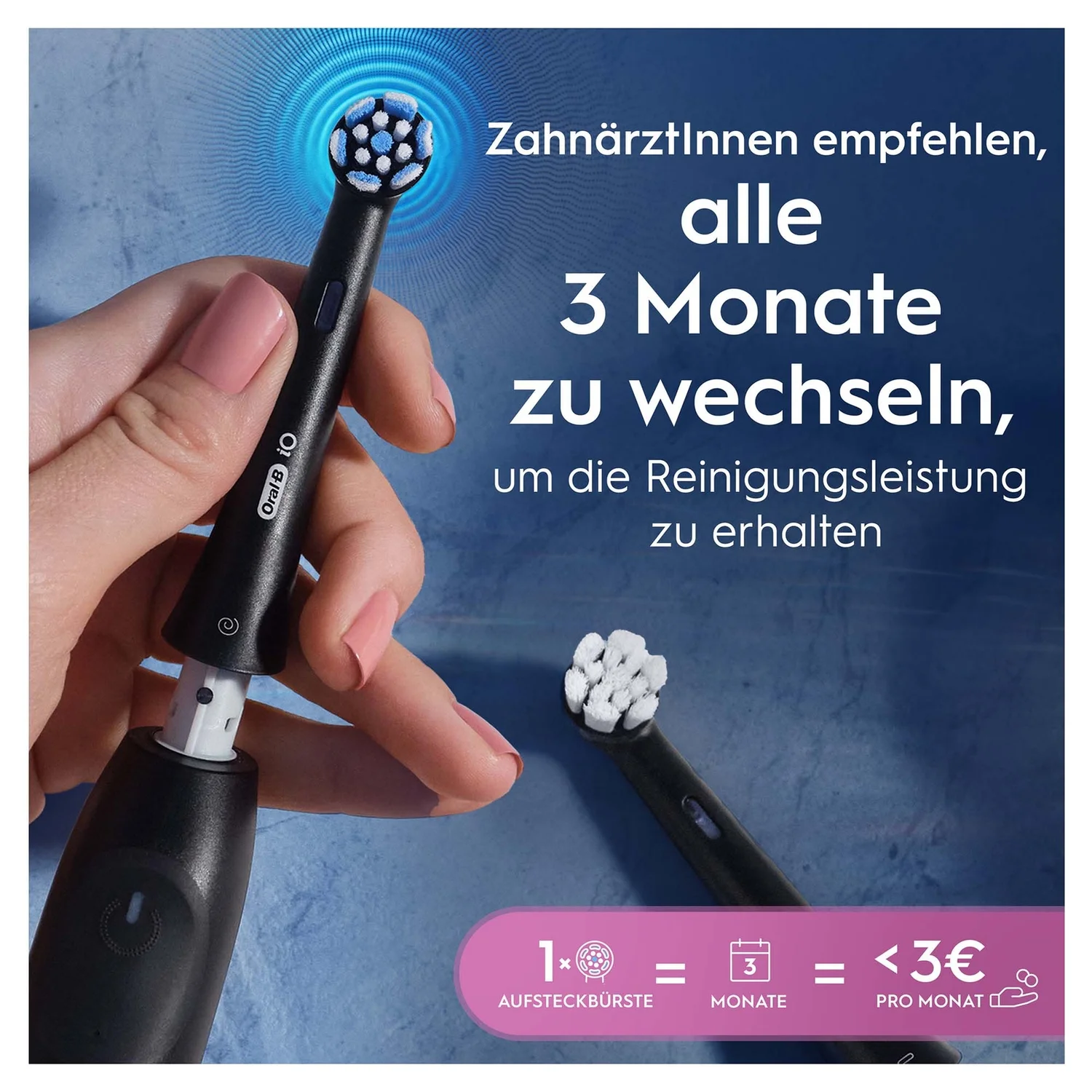 Oral-B iO Sanfte Reinigung Zahnbürstenaufsätze, 4 St.