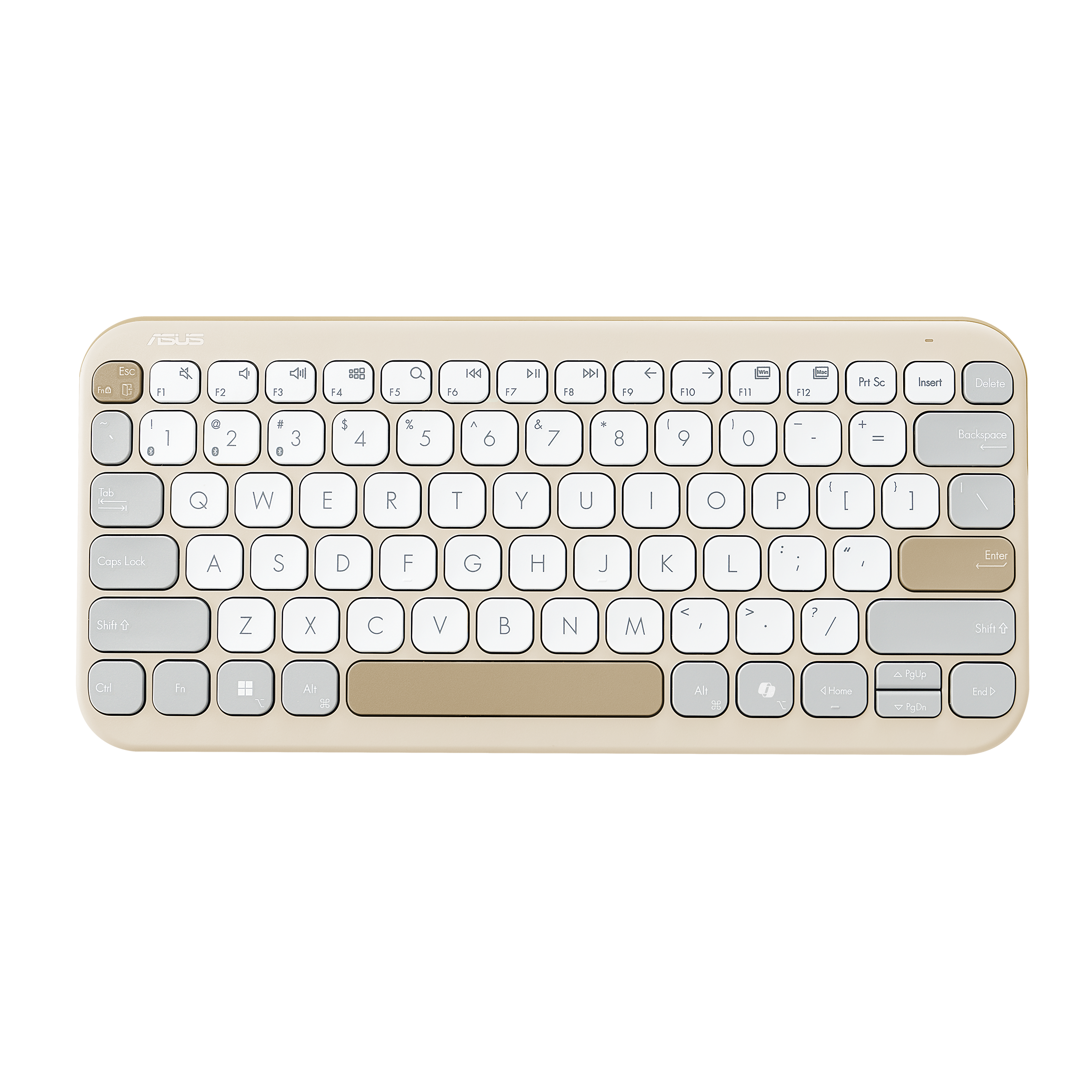 ASUS KW100 Marshmallow Tastatur beige