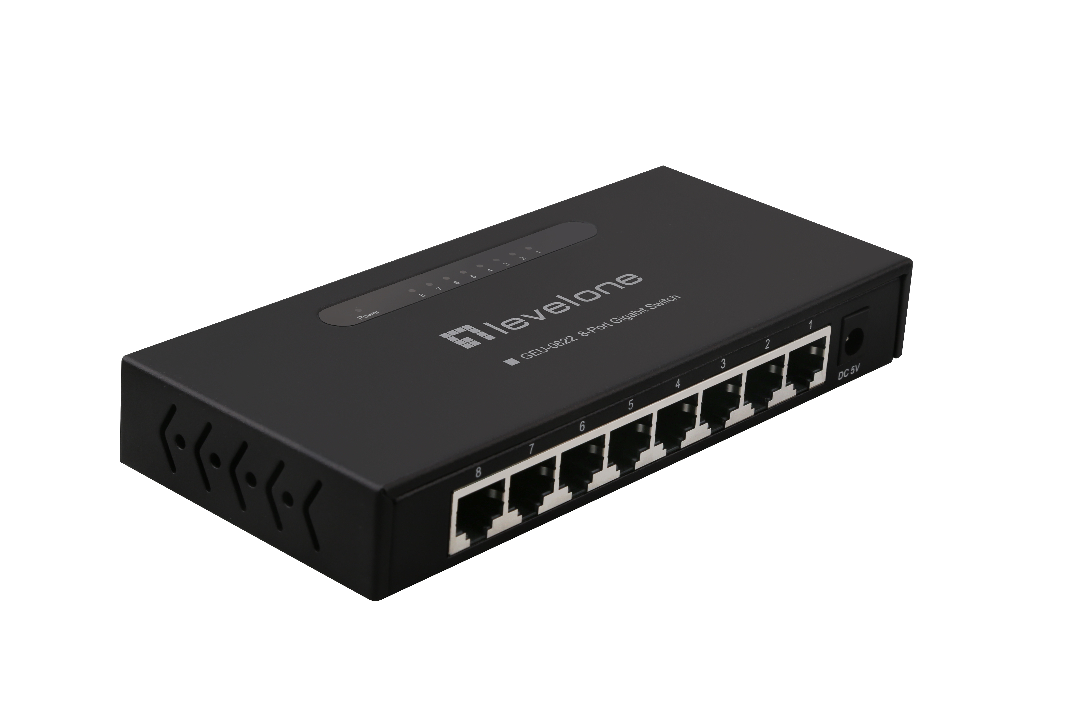 LevelOne Switch 8xGE unmanaged Metall