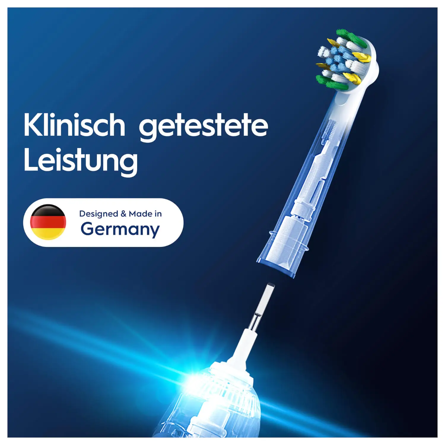 Braun Oral-B Pro Tiefenreinigung Aufsteckbürsten - 6 Stk - Weiß