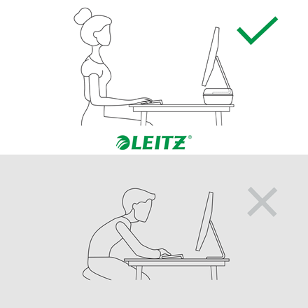 LEITZ Monitorständer Ergo dunkelgrau